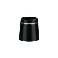Oversize .350" Wood Ferrule - Black/Chrome Dz