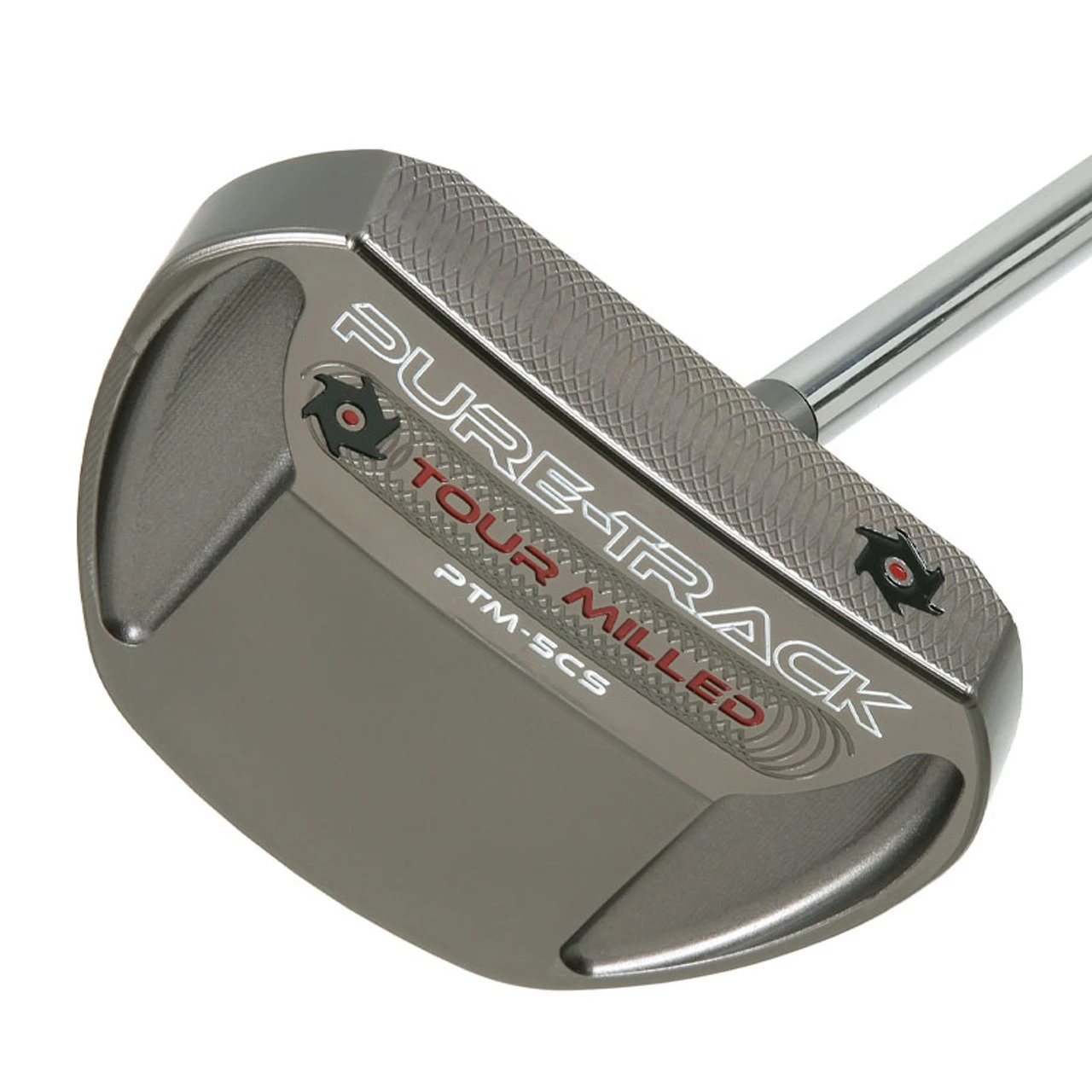 Maltby Pure-Track Tour Milled PTM-5CS Center Shafted Mallet Putter Head 4 Maltby Pure-Track Tour Milled PTM-5CS Center Shafted Mallet Putter Head - Image 4