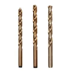 Set Of Cobalt Drill Bits - T, U And 3/8