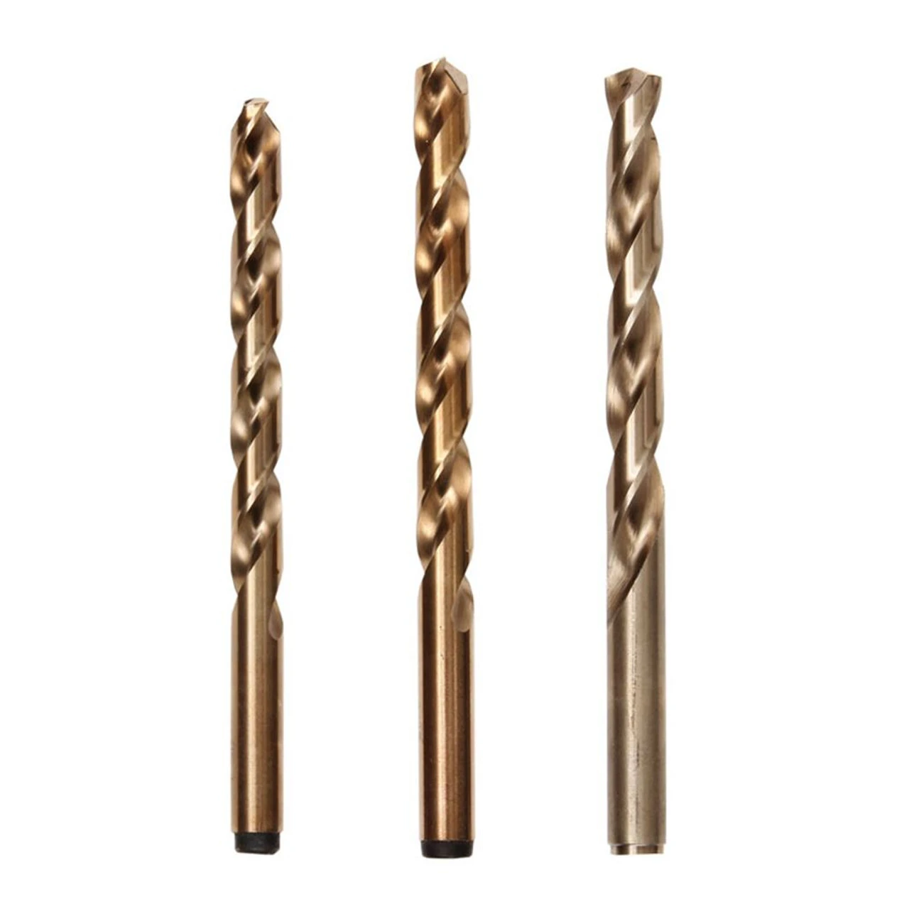 Set Of Cobalt Drill Bits - T, U And 3/8 1 Set Of Cobalt Drill Bits - T, U And 3/8