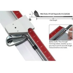 Golf Mechanix 3 In 1 Bench Mount Ruler-GM1025