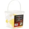 Maxfli Practice Ball Bucket-MX414 White & Yellow