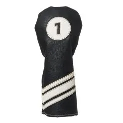 Maxfli Vintage Driver Cover - Black/Wht