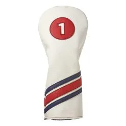 Maxfli Vintage Driver Cover - Red/White/Blue