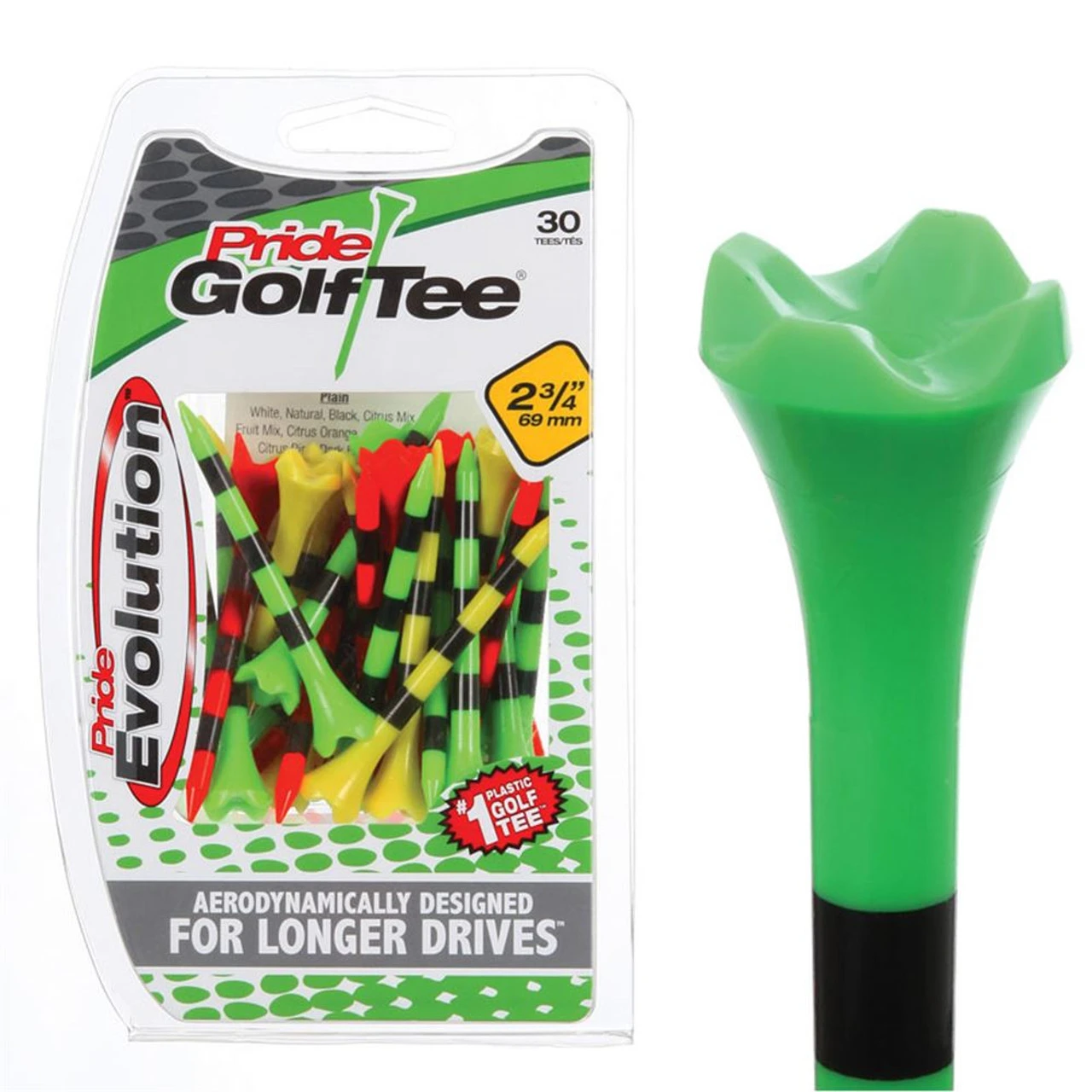 Pride PTS Sports Evolution Tees - Citrus Mix 1 Pride PTS Sports Evolution Tees - Citrus Mix