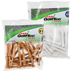 Pride Hardwood Step Golf Tees - 25 Pack