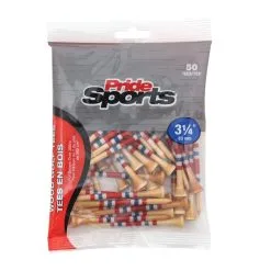 Pride Sports 3 Color Hardwood Golf Tees