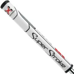 SS Traxion SS2R Putter Grip-Wht/Red/Gry