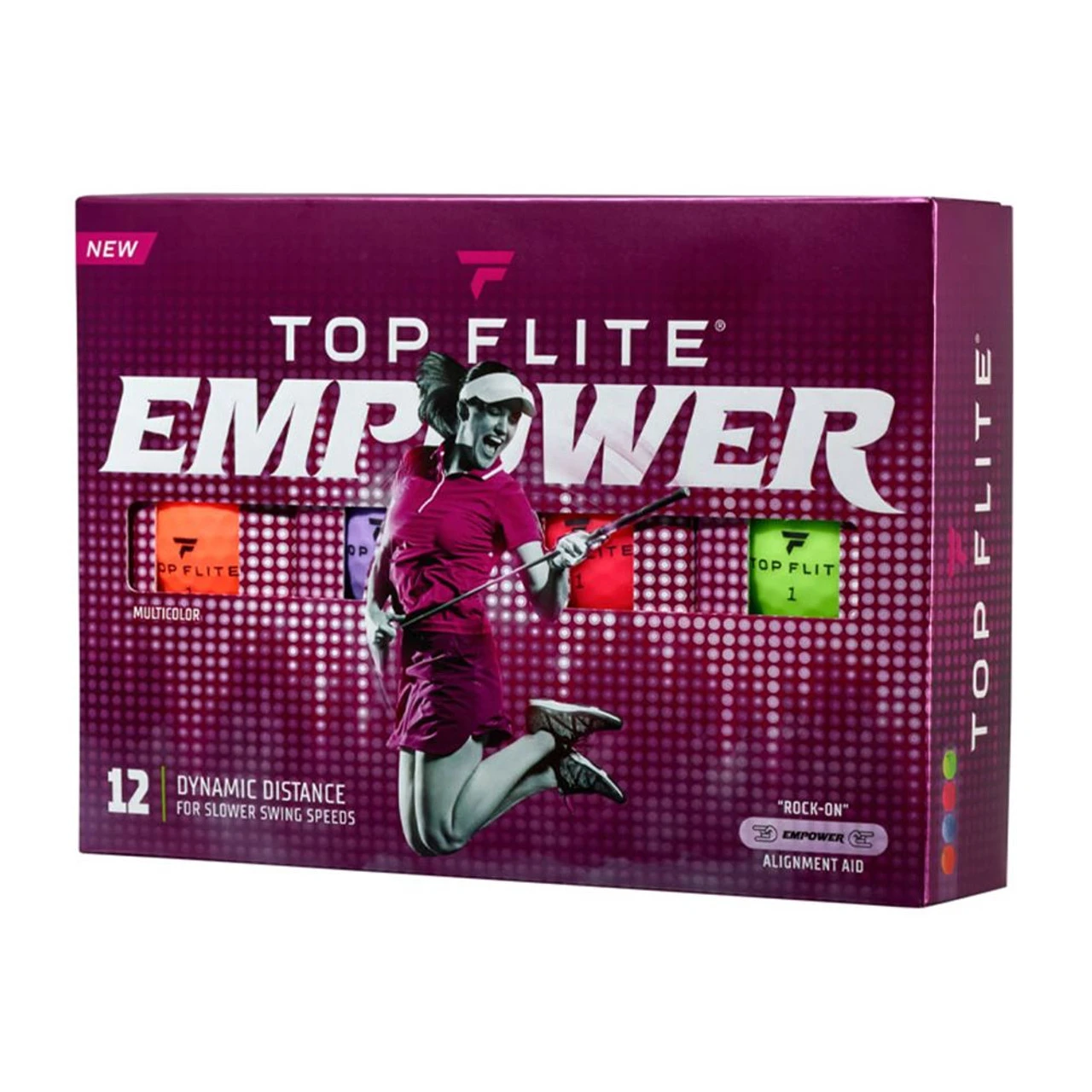 Top Flite Women's 2022 Empower Matte Multi-Color Golf Balls 1 Top Flite Women's 2022 Empower Matte Multi-Color Golf Balls